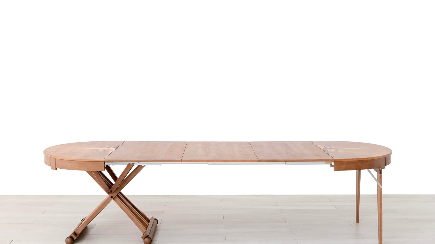 TAVOLINO ESTENSIBILE Finitura Noce Scuro 300cm - 12 posti