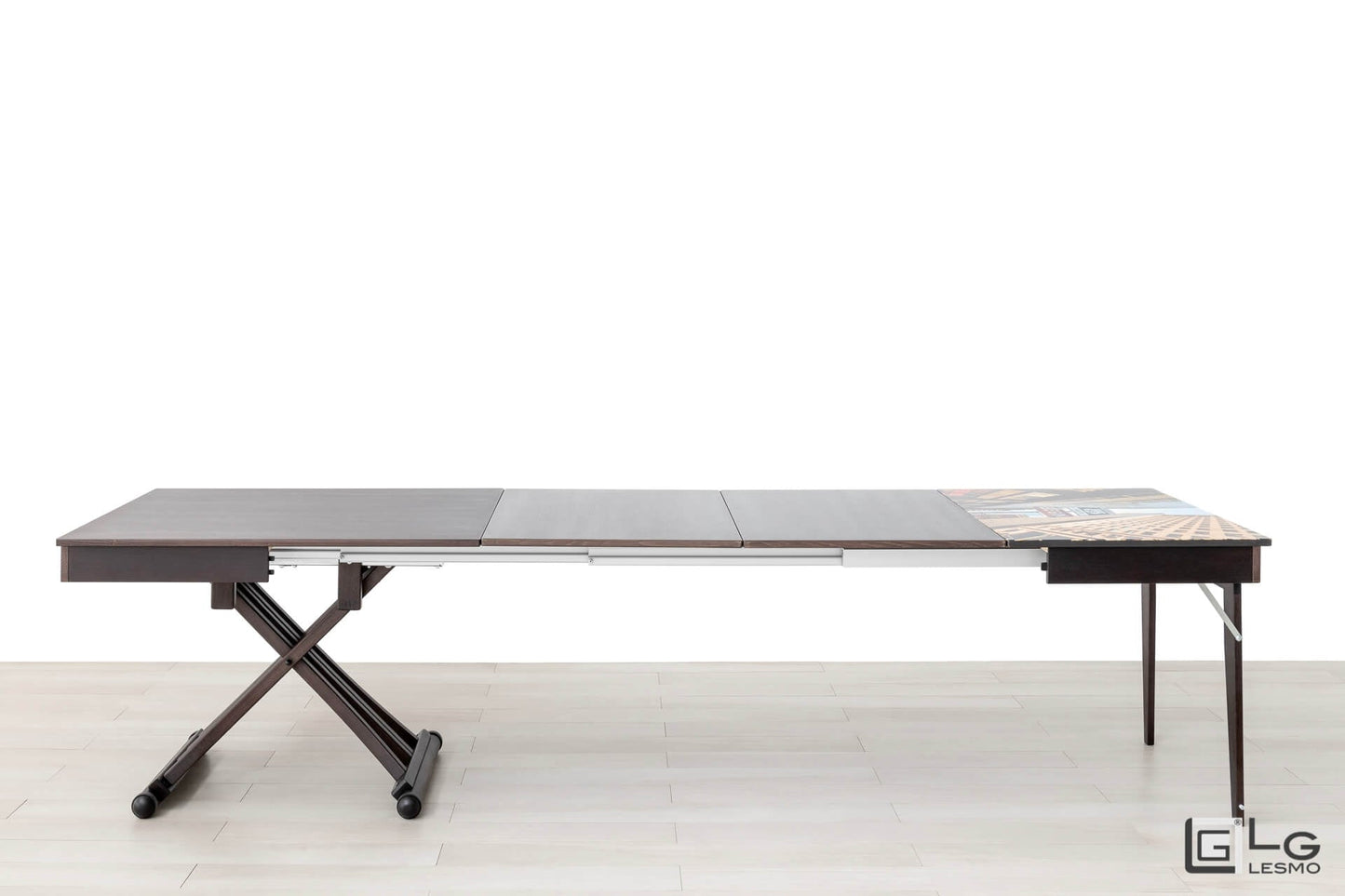TAVOLINO ESTENSIBILE Finitura Wengé 310cm - 14 posti