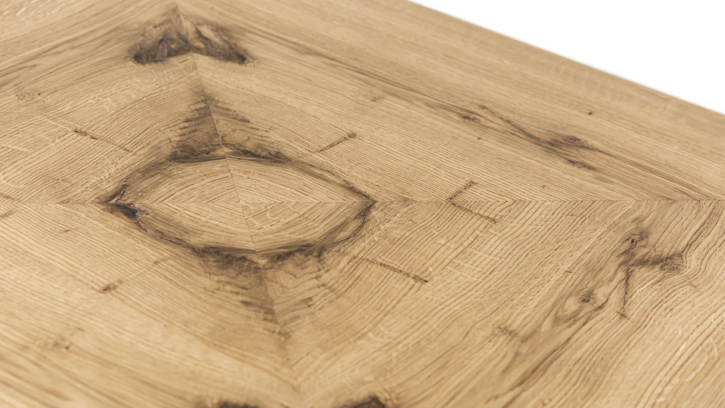 TAVOLO Finitura Massello Di Rovere 100cm - 4 posti