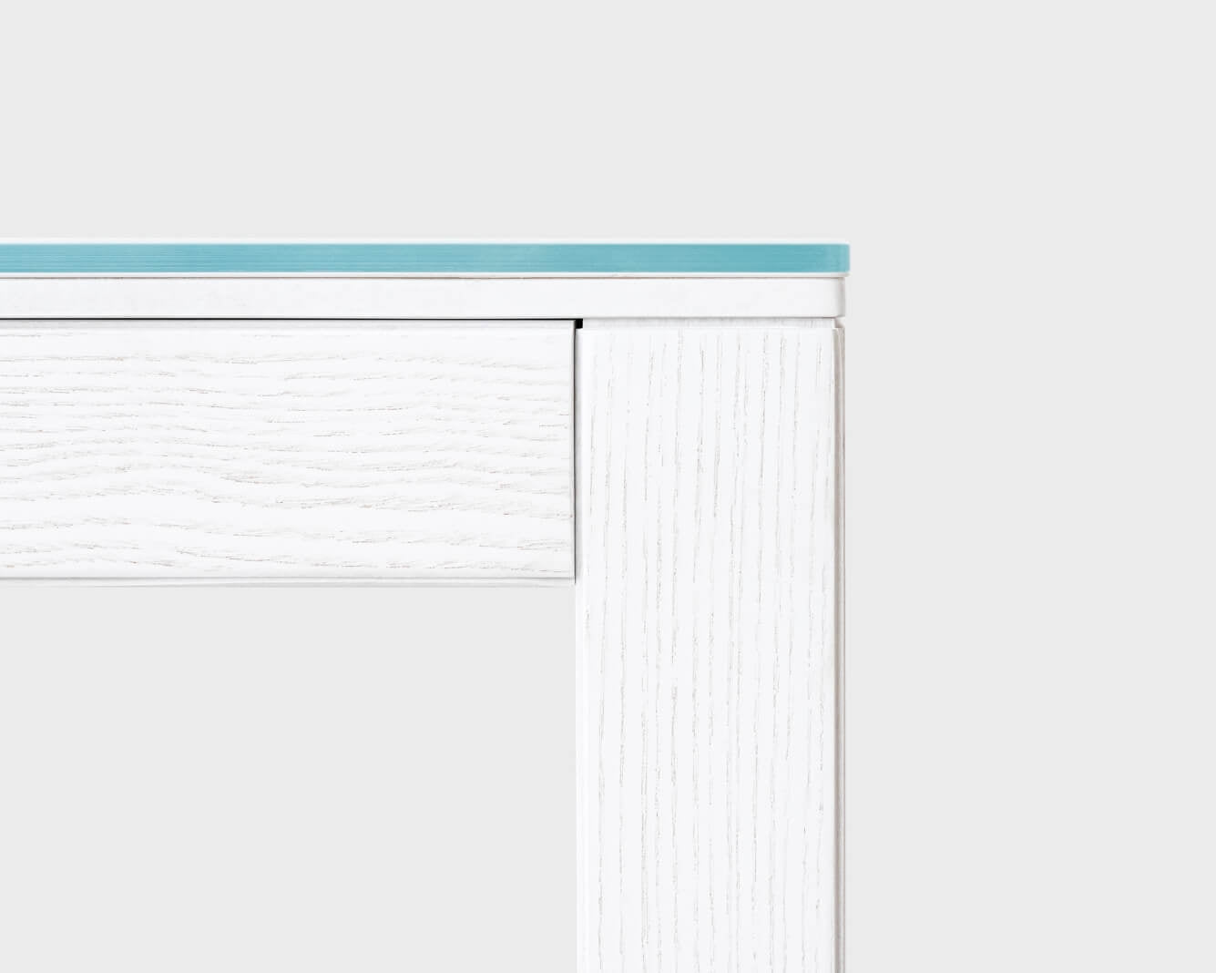 CONSOLLE ALLUNGABILE Finitura Frassino Bianco 252cm - 12 posti