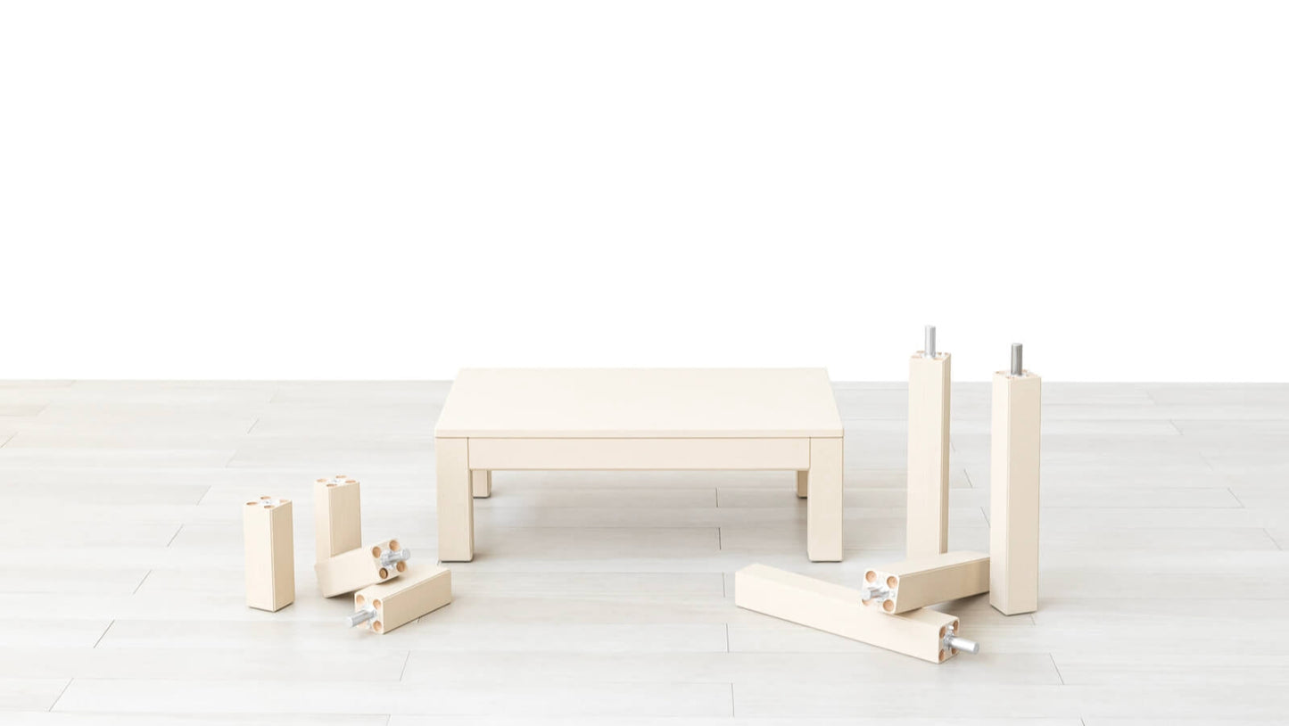 TAVOLINO ESTENSIBILE Finitura Frassino Beige 252cm - 10 posti