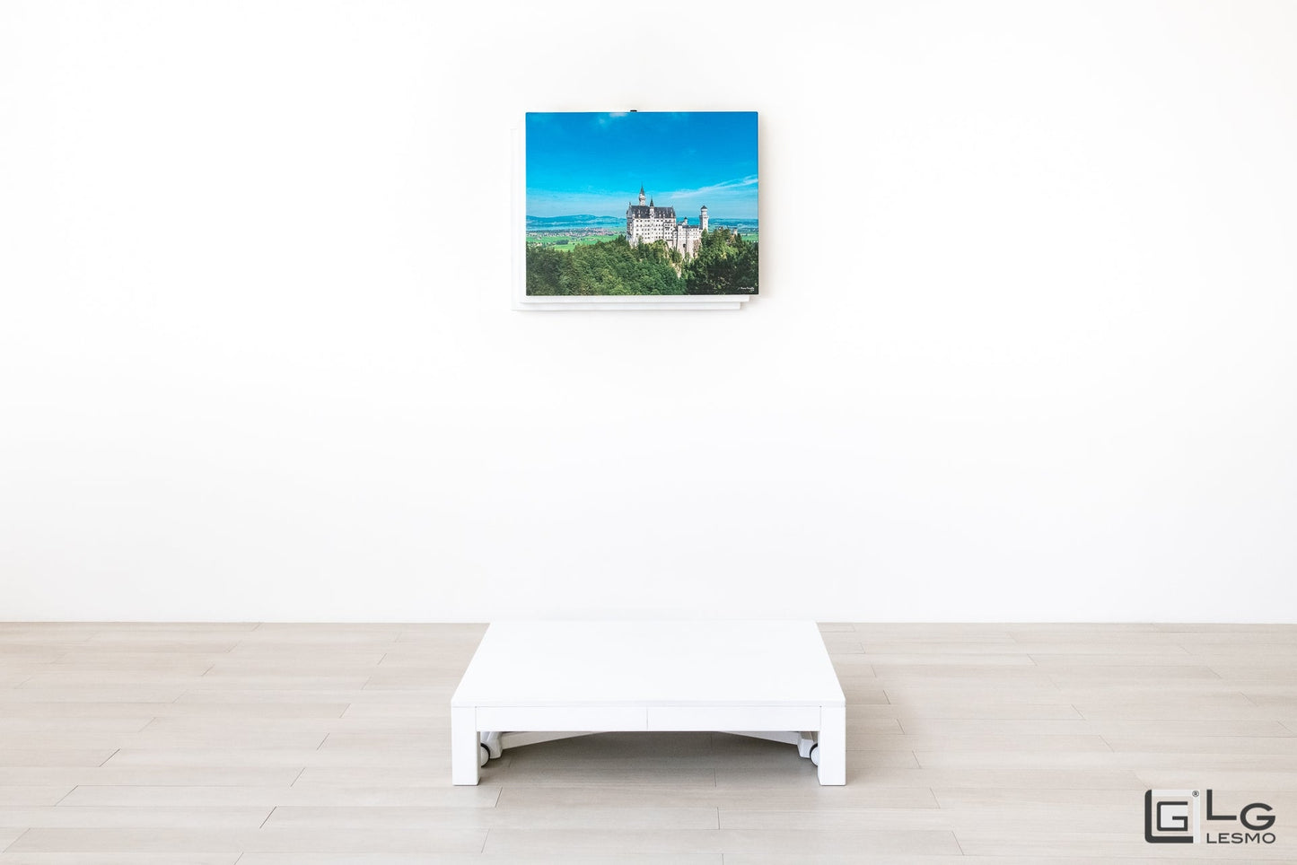 TAVOLINO ESTENSIBILE Finitura Rovere Bianco 311cm - 14 posti