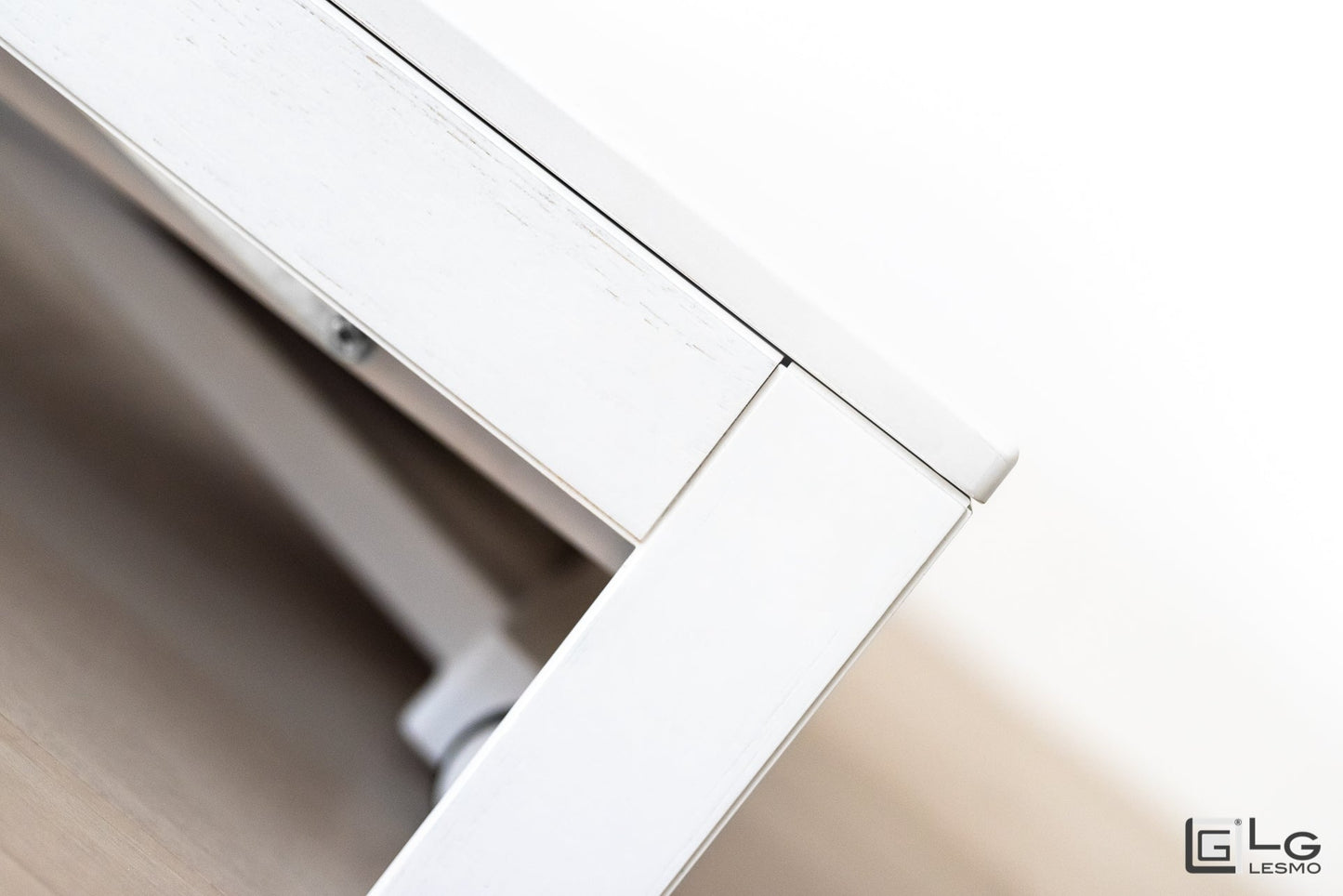 TAVOLINO ESTENSIBILE Finitura Rovere Bianco 311cm - 14 posti