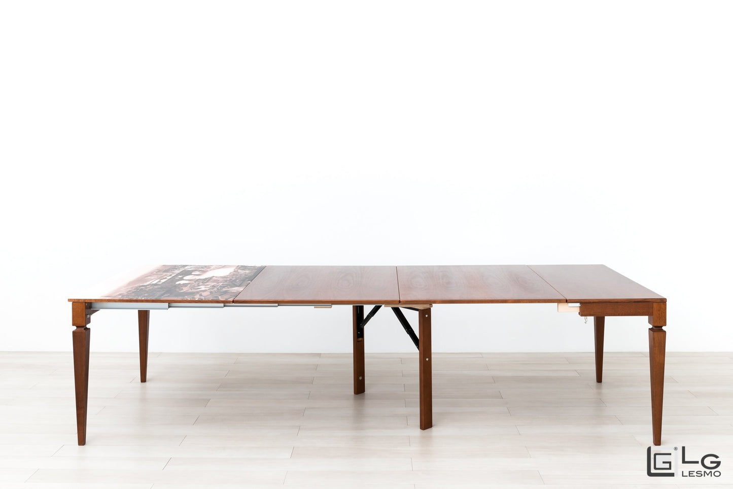 CONSOLLE ALLUNGABILE Finitura Arte Povera 306cm - 14 posti