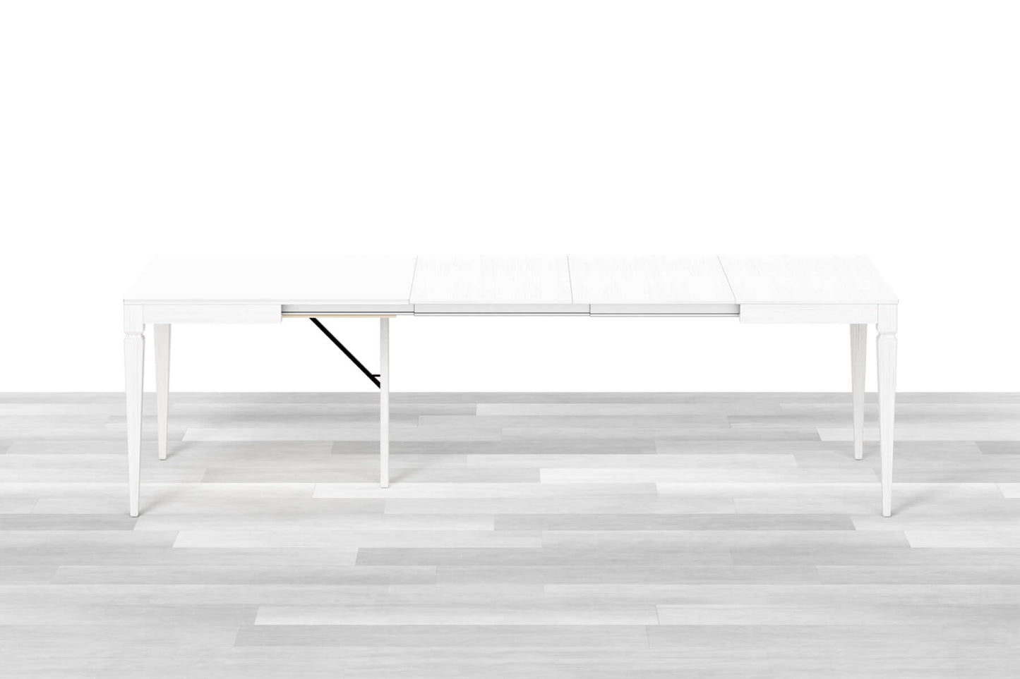 TAVOLO ALLUNGABILE CLASSICO QUADRATO<br> Top Cristallo - 8/10 posti