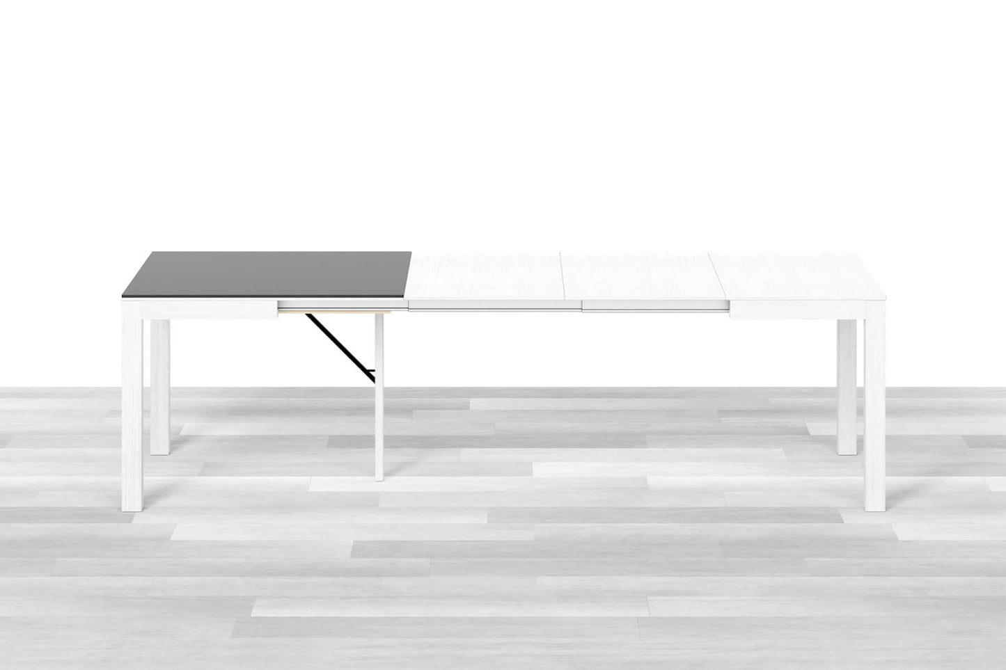 TAVOLO ALLUNGABILE CLASSICO QUADRATO<br> Top Cristallo - 8/10 posti