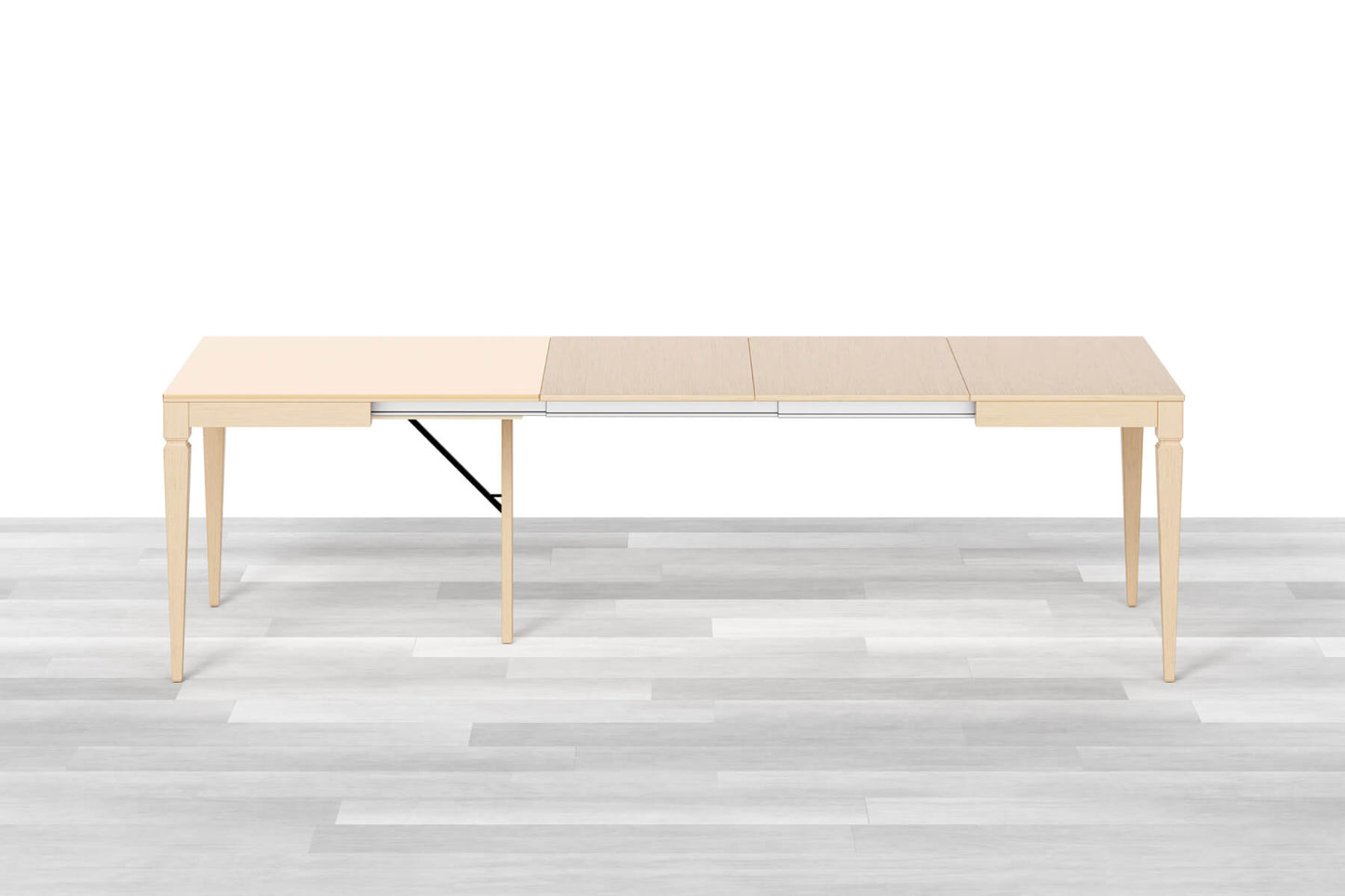 TAVOLO ALLUNGABILE CLASSICO QUADRATO<br> Top Cristallo - 8/10 posti