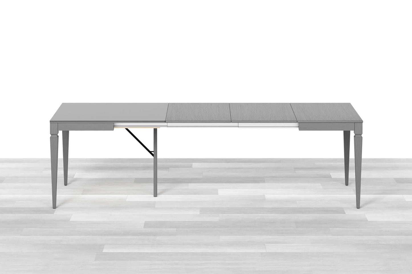 TAVOLO ALLUNGABILE CLASSICO QUADRATO<br> Top Cristallo - 8/10 posti