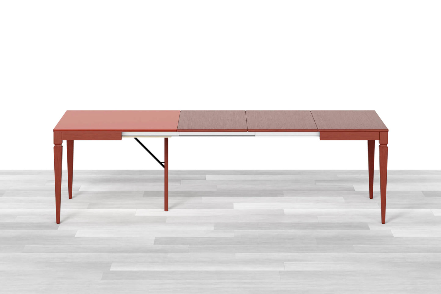 TAVOLO ALLUNGABILE CLASSICO QUADRATO<br> Top Cristallo - 8/10 posti