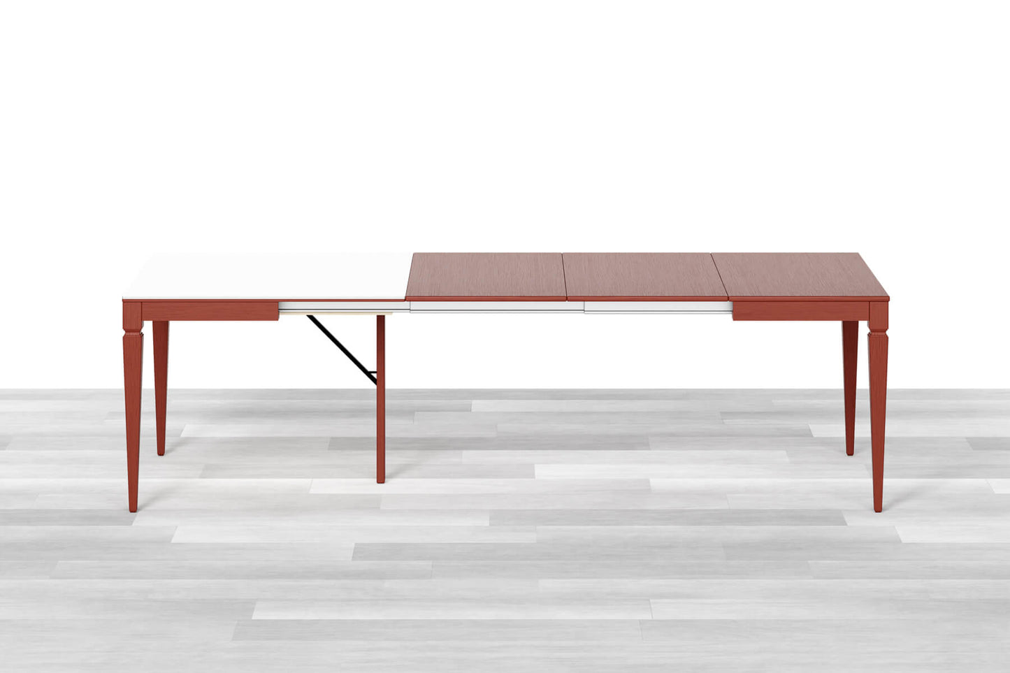 TAVOLO ALLUNGABILE CLASSICO QUADRATO<br> Top Cristallo - 8/10 posti