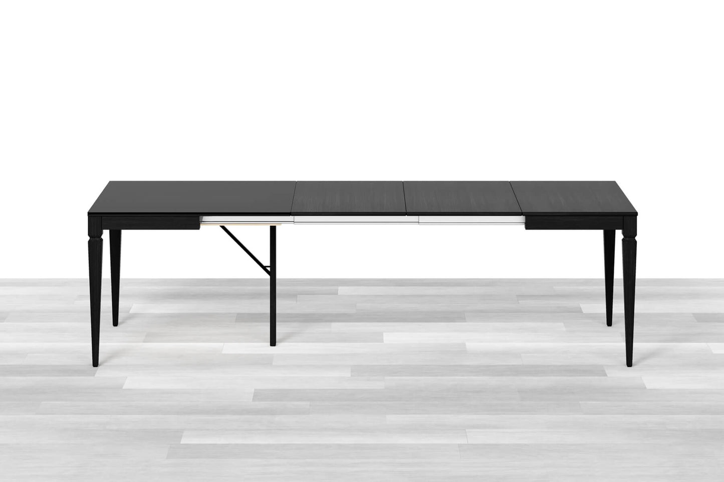 TAVOLO ALLUNGABILE CLASSICO QUADRATO<br> Top Cristallo - 8/10 posti