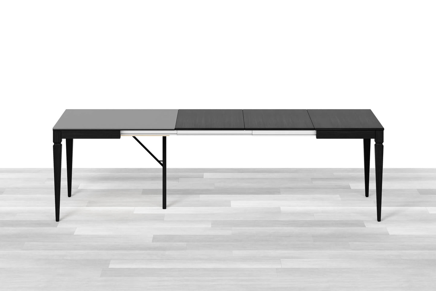TAVOLO ALLUNGABILE CLASSICO QUADRATO<br> Top Cristallo - 8/10 posti