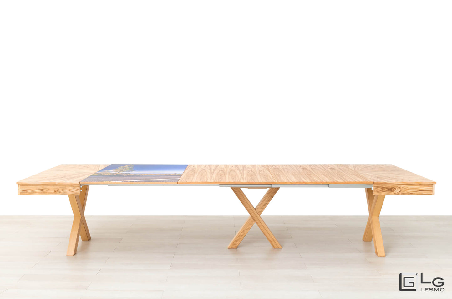 TAVOLO ALLUNGABILE Finitura Frassino Olivato 365cm - 16 posti