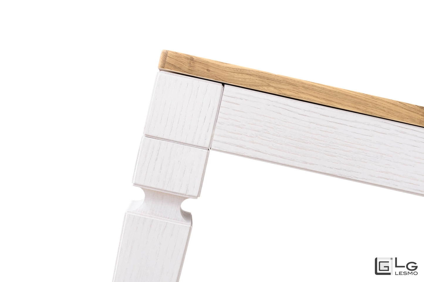 TAVOLO ALLUNGABILE Finitura Rovere Grezzo e Bianco 293cm - 14 posti