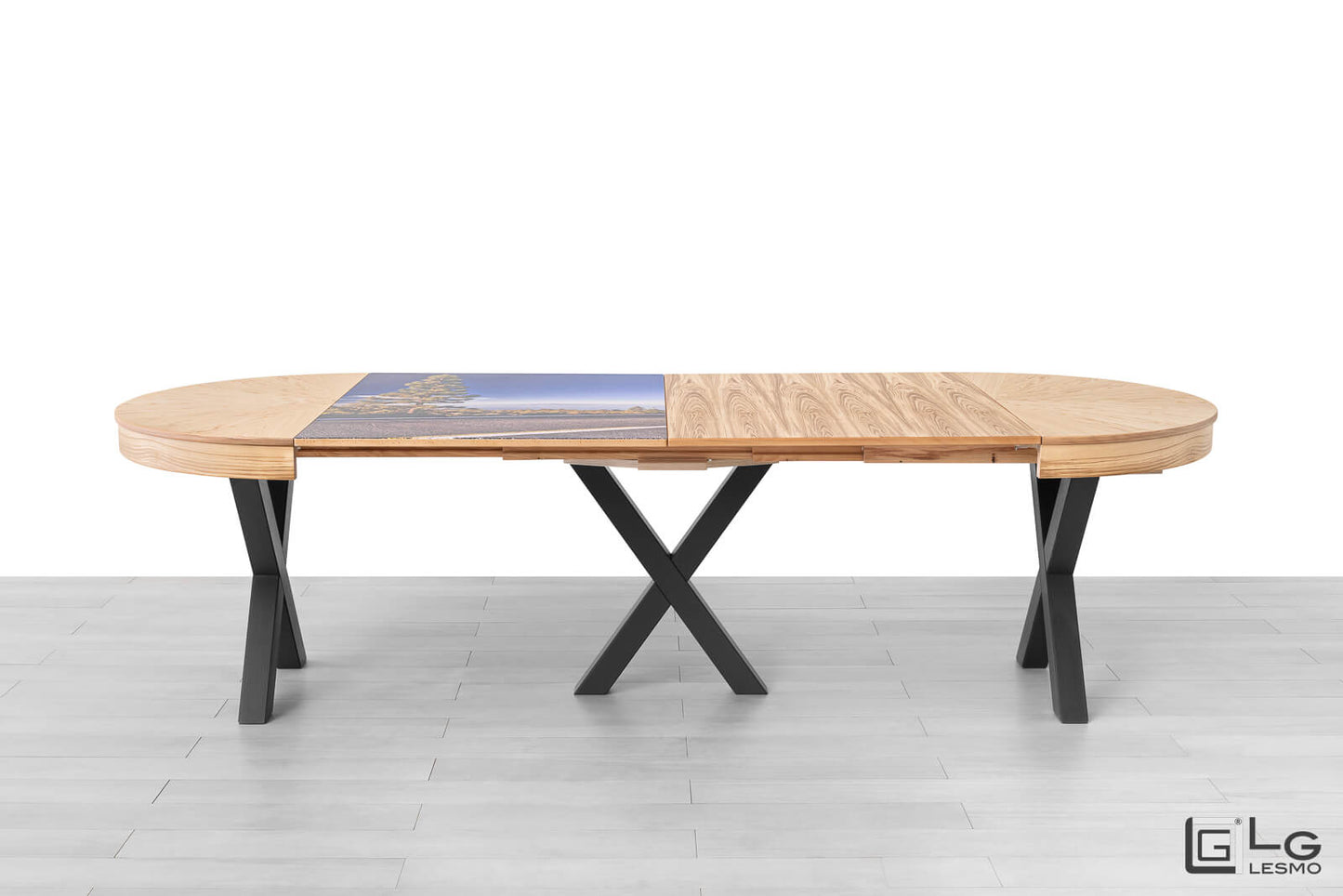 TAVOLO ALLUNGABILE Finitura Frassino Olivato 365cm - 16 posti