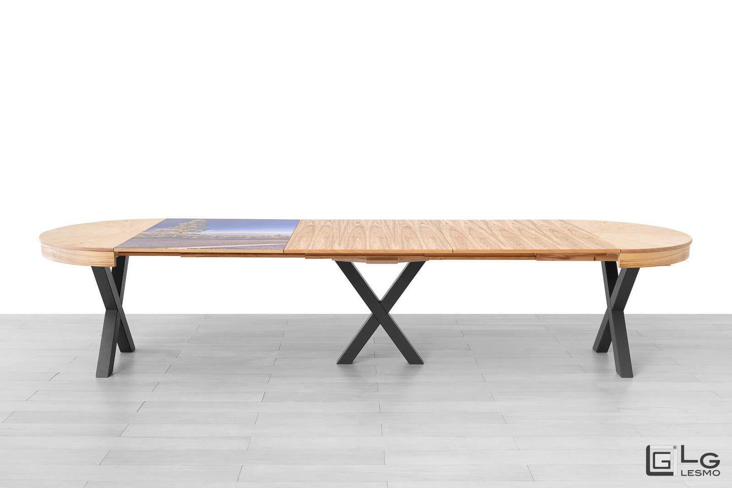 TAVOLO ALLUNGABILE Finitura Frassino Olivato 365cm - 16 posti