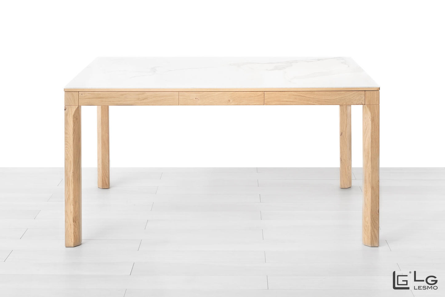TAVOLO ALLUNGABILE Finitura Rovere Grezzo e Gres 350cm - 16 posti