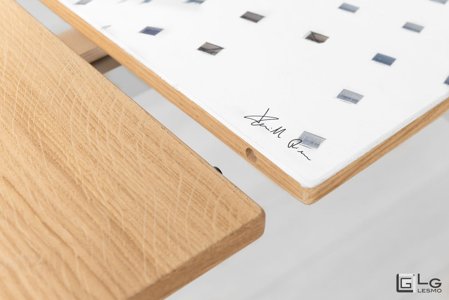 TAVOLO ALLUNGABILE Finitura Rovere Grezzo e Gres 350cm - 16 posti