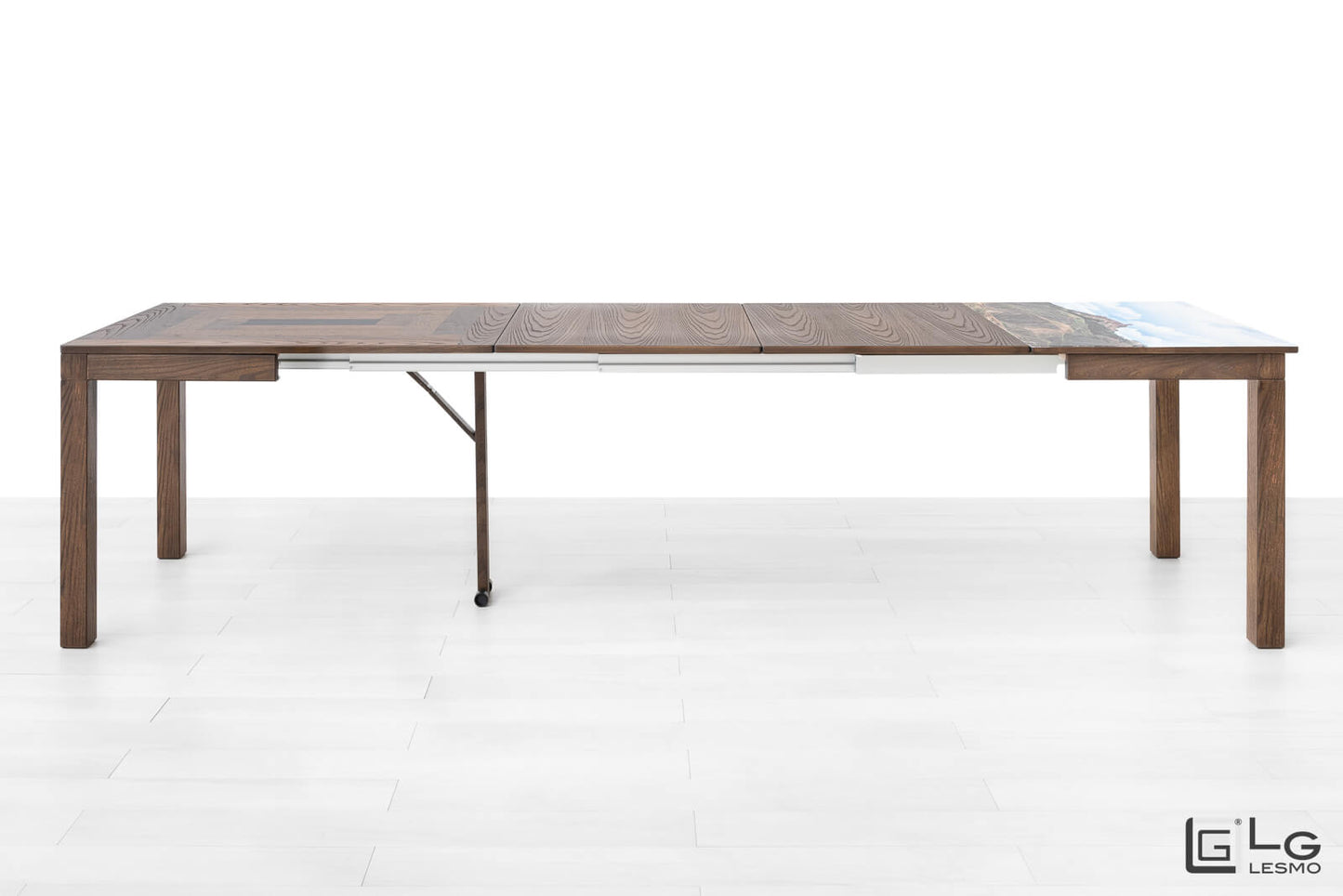 TAVOLO ALLUNGABILE Finitura Olmo Caffè Moderno 311cm - 14 posti