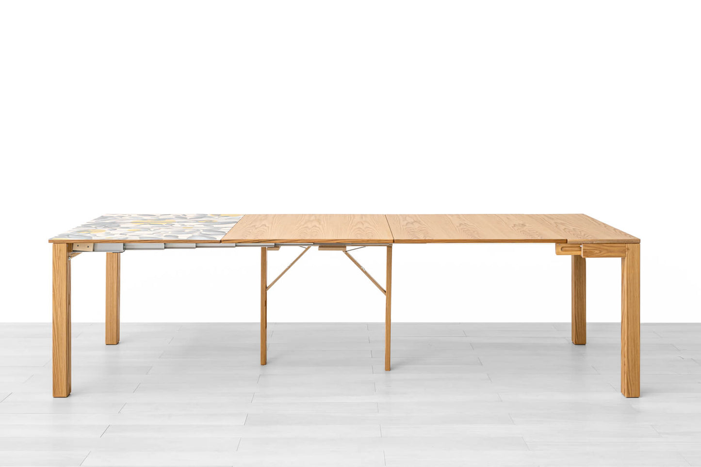 CONSOLLE ALLUNGABILE Finitura Olmo 284cm - 12 posti