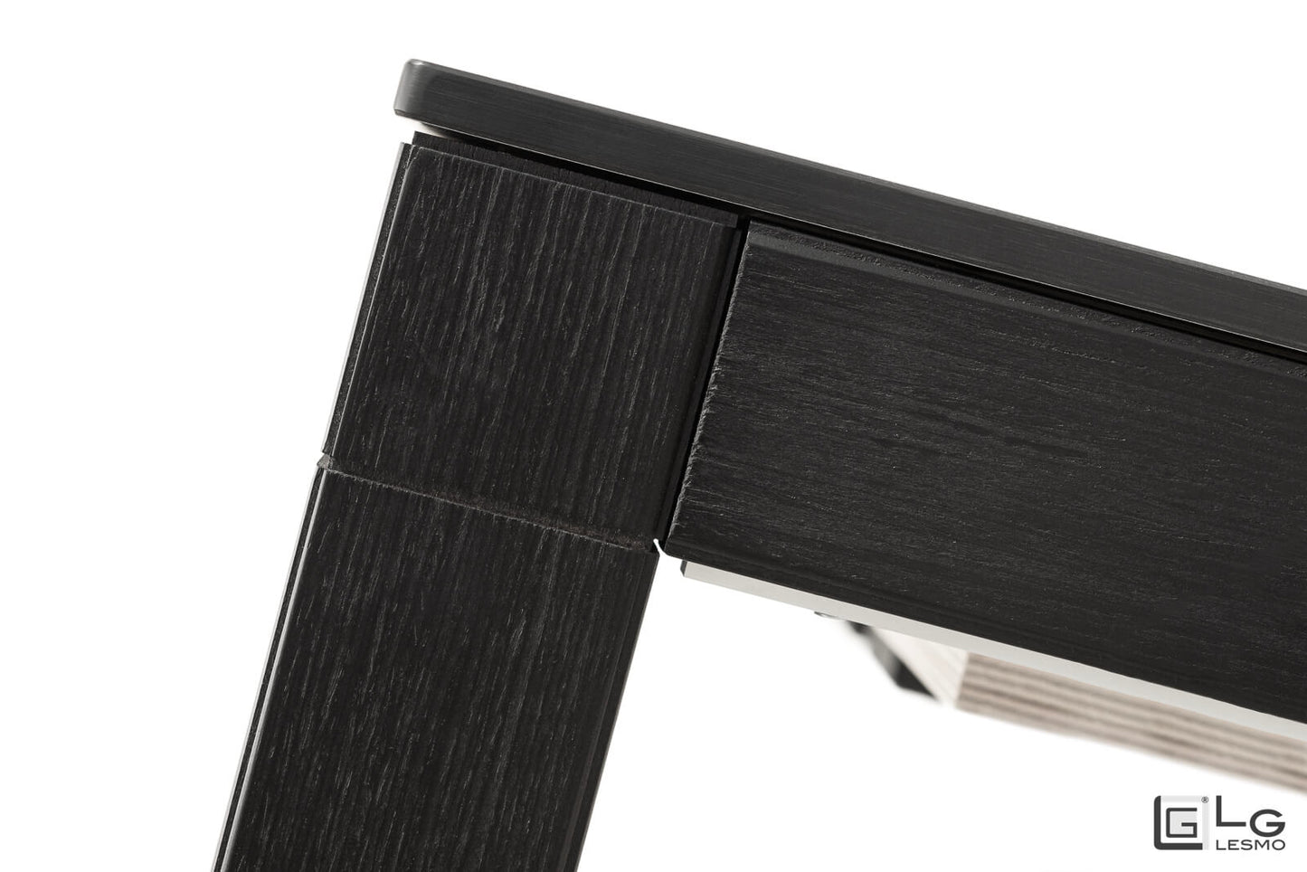 TAVOLO ALLUNGABILE Finitura Rovere Spazzolato Nero e HPL 293cm - 16 posti