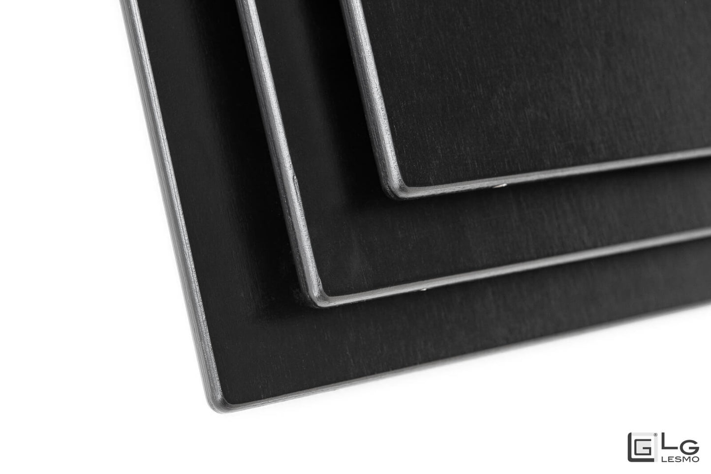 TAVOLO ALLUNGABILE Finitura Rovere Spazzolato Nero e HPL 293cm - 16 posti