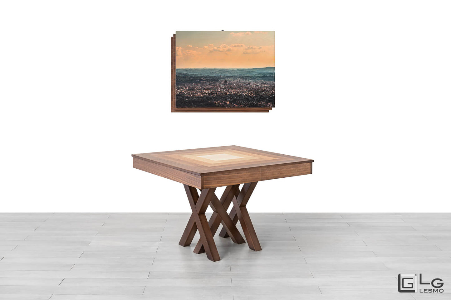 TAVOLO ALLUNGABILE Finitura Noce Canaletto 365cm - 16 posti