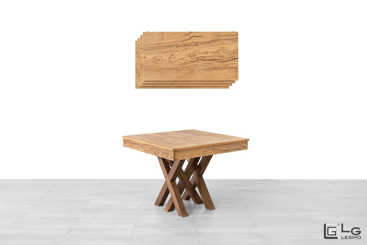 TAVOLO ALLUNGABILE Finitura Rovere Grezzo 305cm - 14 posti