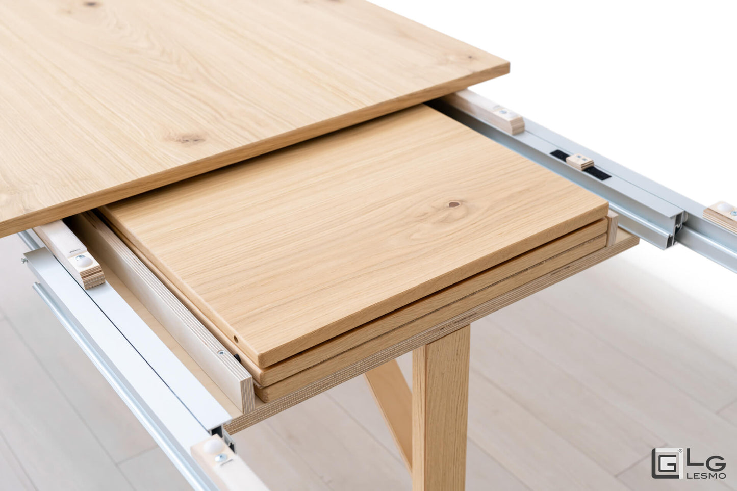 TAVOLO ALLUNGABILE Finitura Rovere Grezzo 263cm - 12 posti