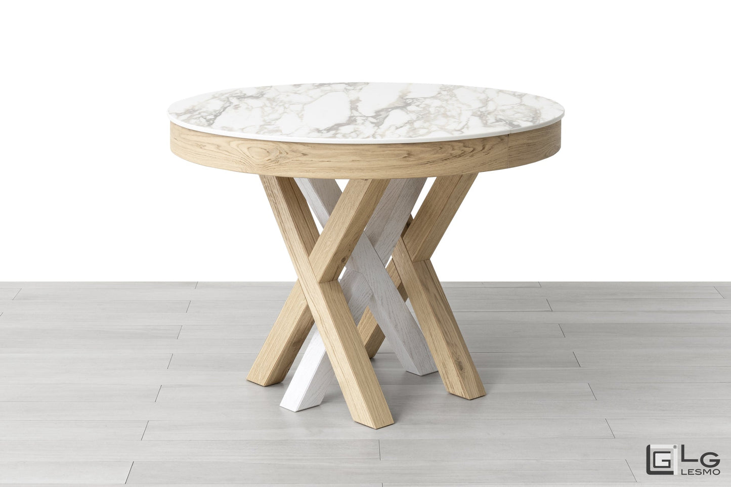 TAVOLO ALLUNGABILE Finitura Rovere e Gres 305cm - 14 posti