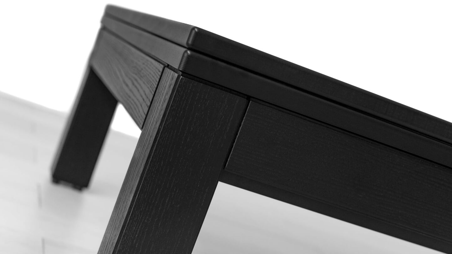 TAVOLINO TRASFORMABILE Finitura Frassino Nero 152cm - 6/8 posti