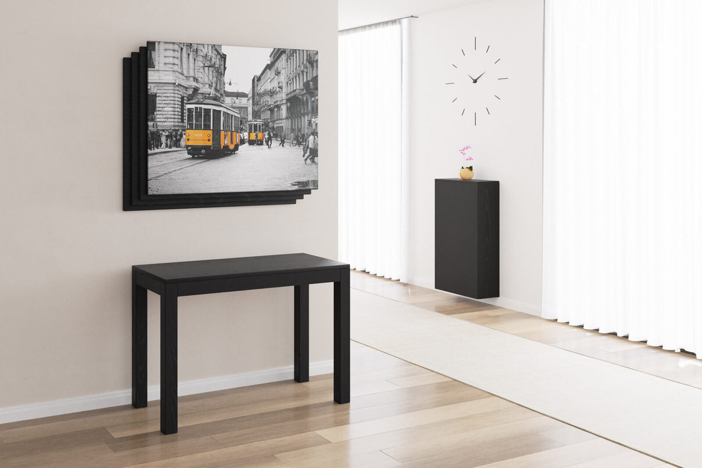 CONSOLLE ALLUNGABILE MAXI Moderna - 10/12 posti