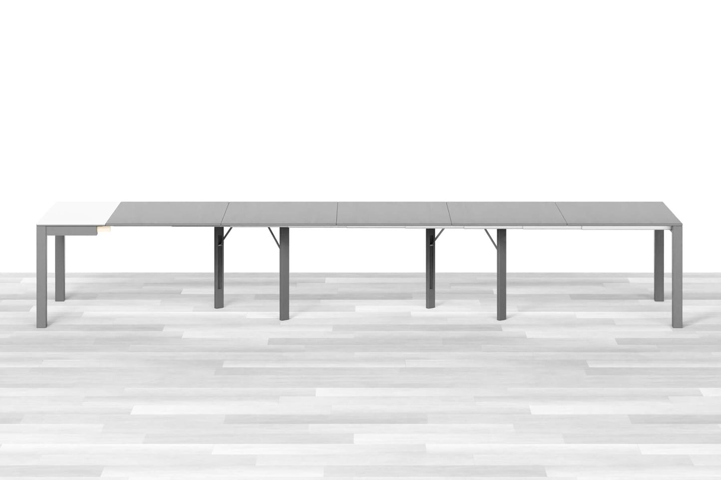 CONSOLLE ALLUNGABILE MAXI Top Cristallo - 10/12 posti