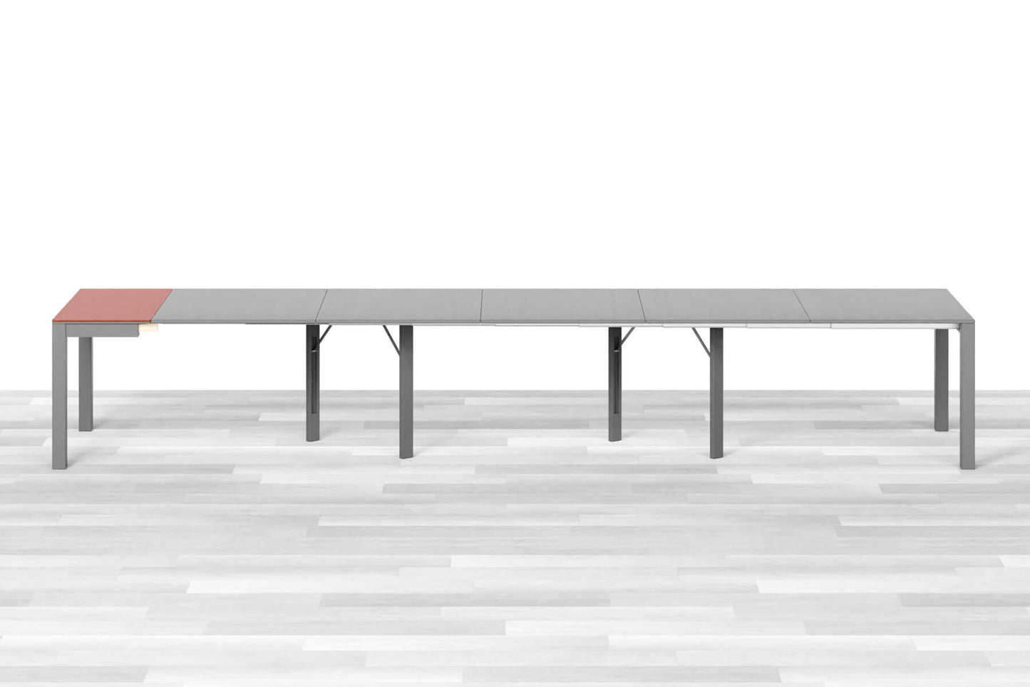 CONSOLLE ALLUNGABILE MAXI Top Cristallo - 10/12 posti