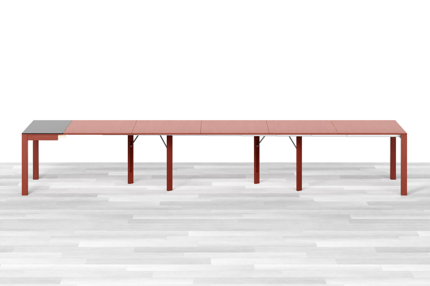 CONSOLLE ALLUNGABILE MAXI Top Cristallo - 10/12 posti