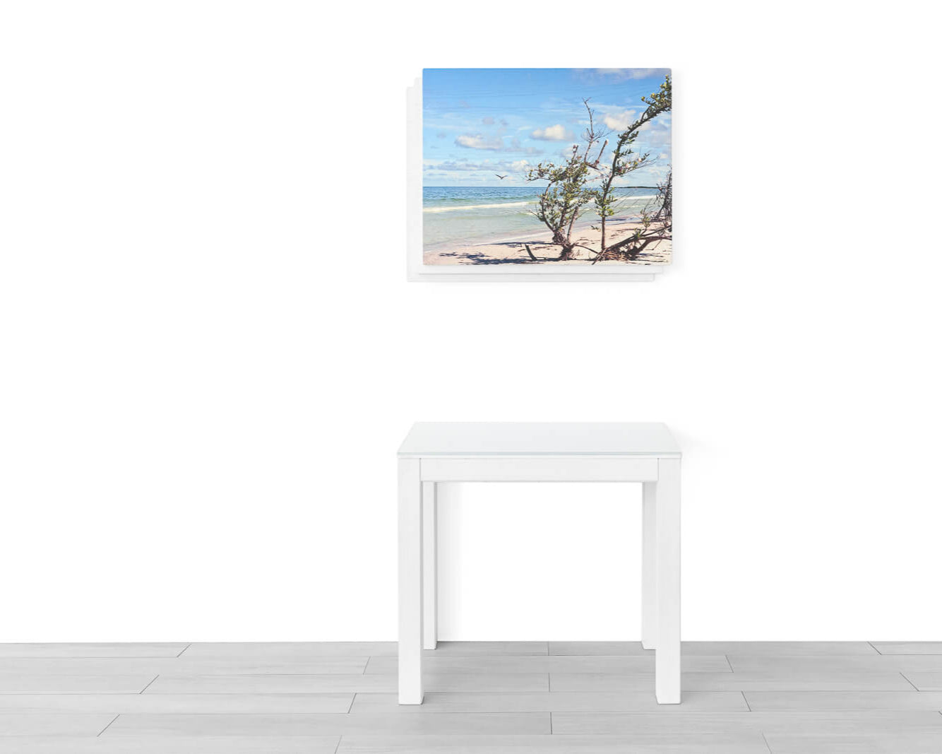 CONSOLLE ALLUNGABILE Finitura Frassino Bianco 252cm - 12 posti