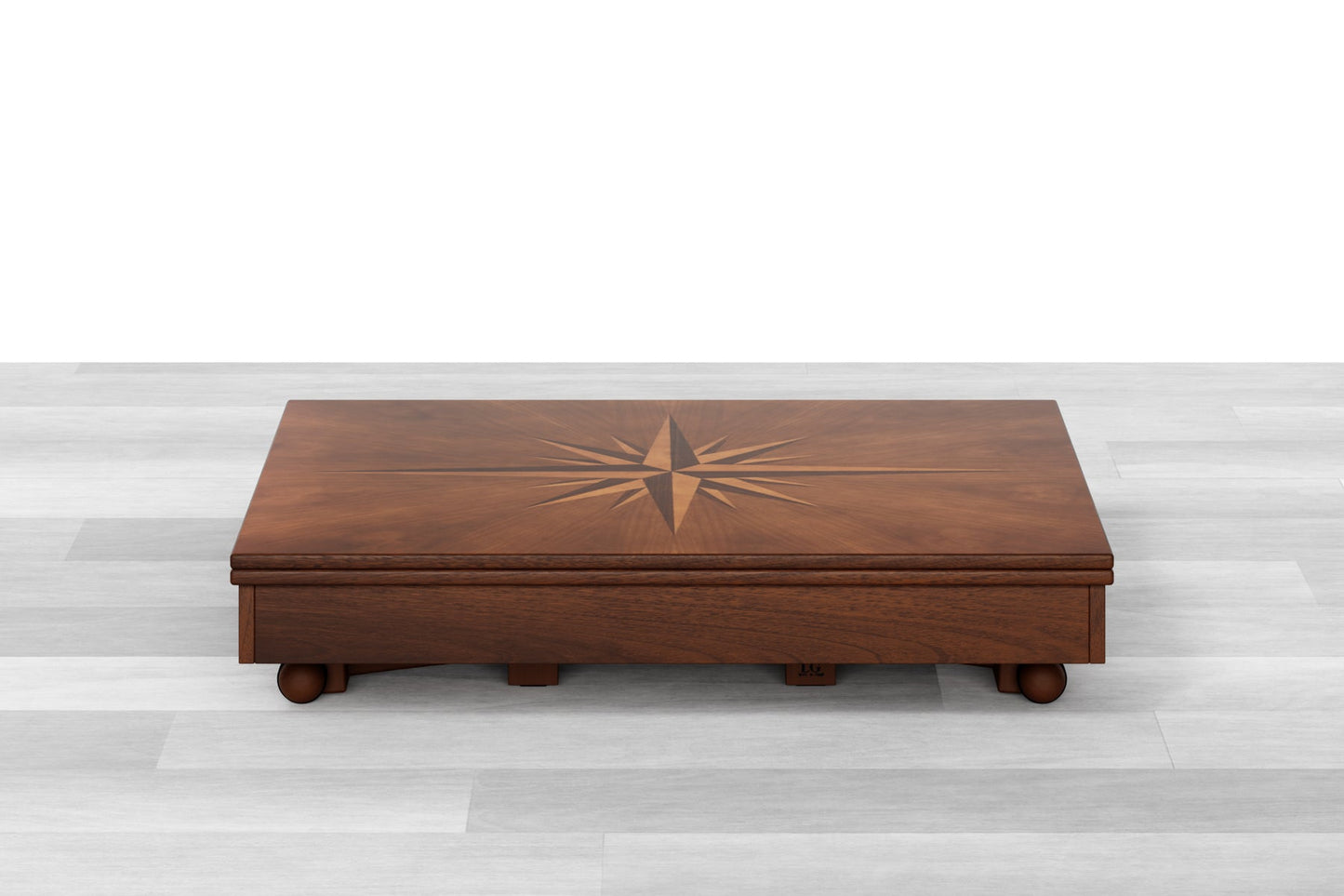 TAVOLINO TRASFORMABILE Top Intarsiato - 8/10 posti