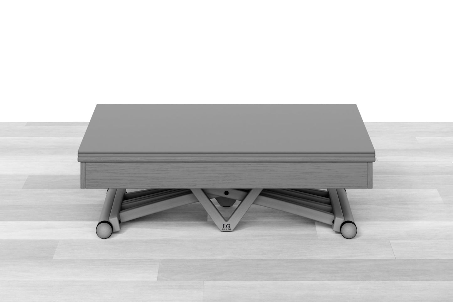 TAVOLINO TRASFORMABILE Top Cristallo - 8/10 posti