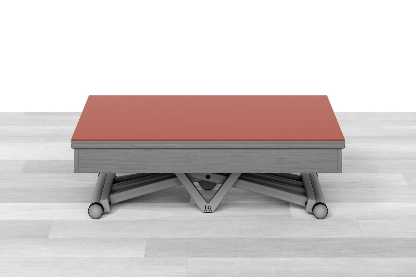 TAVOLINO TRASFORMABILE Top Cristallo - 8/10 posti