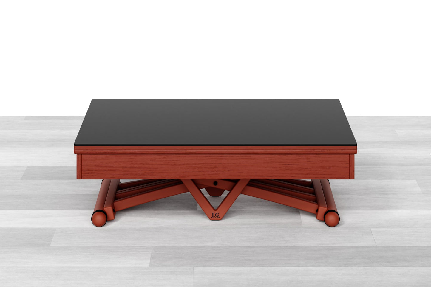 TAVOLINO TRASFORMABILE Top Cristallo - 8/10 posti