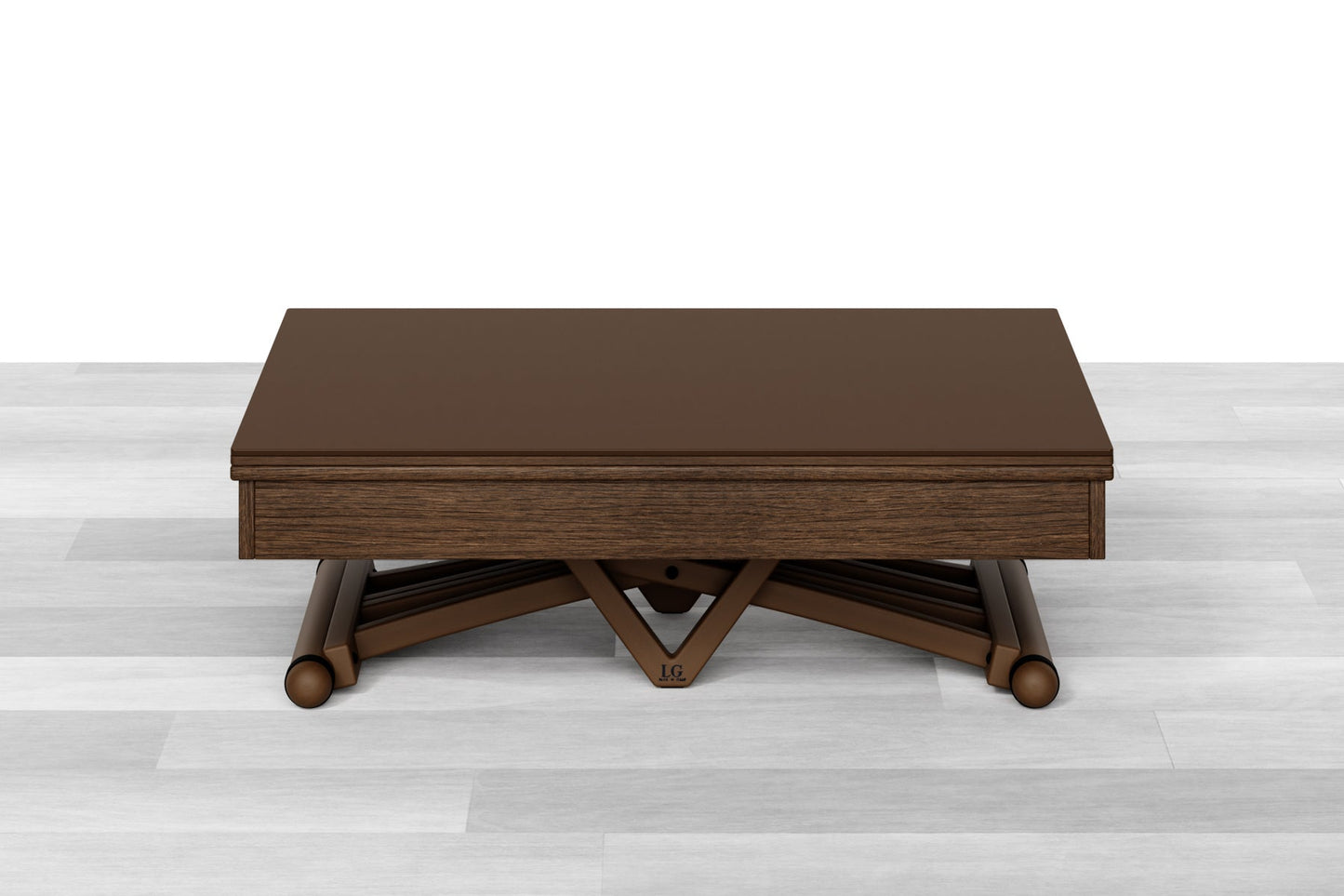 TAVOLINO TRASFORMABILE Top Cristallo - 8/10 posti