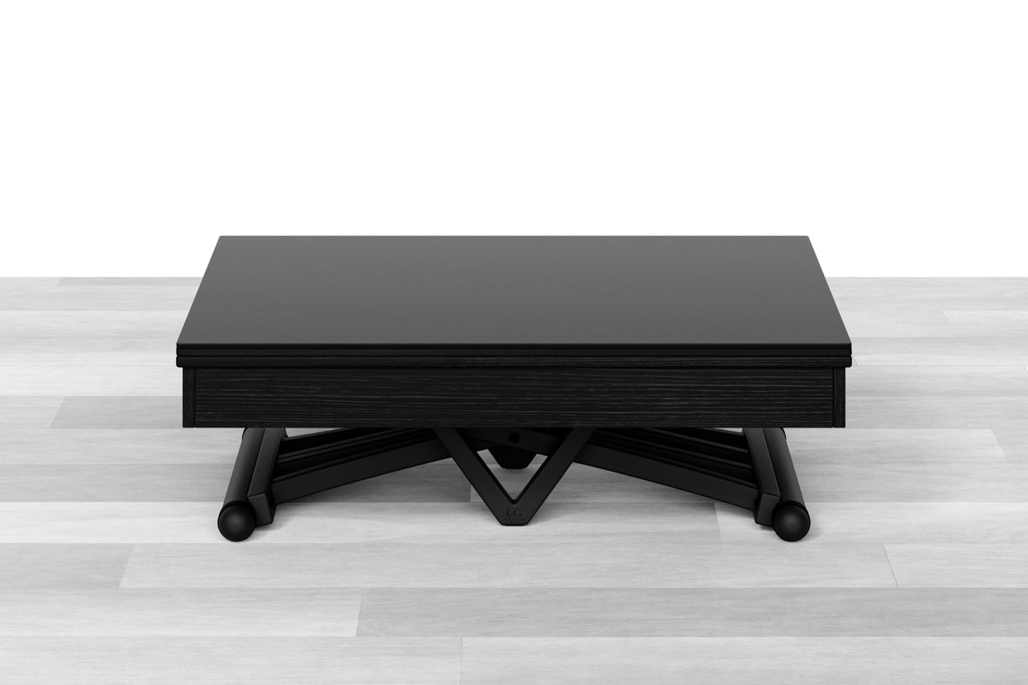 TAVOLINO TRASFORMABILE Top Cristallo - 8/10 posti