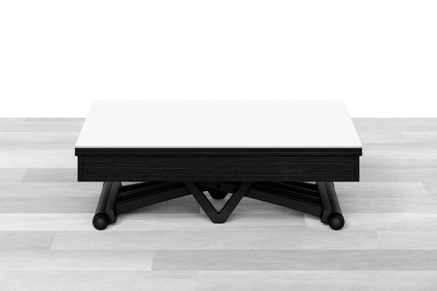 TAVOLINO TRASFORMABILE Top Cristallo - 8/10 posti