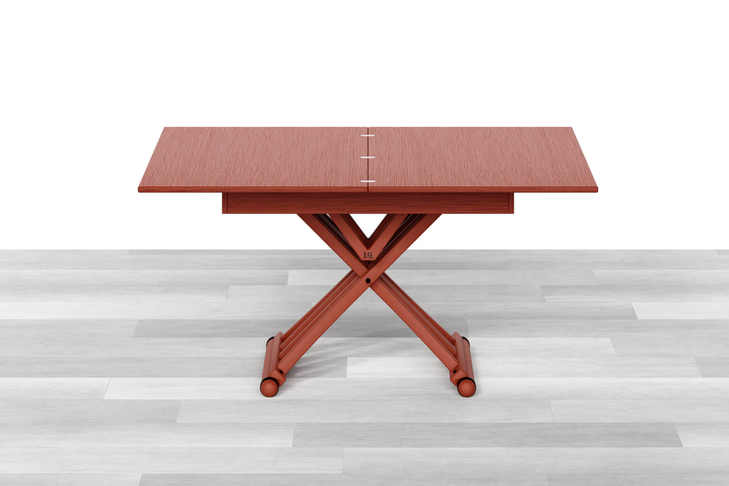 TAVOLINO TRASFORMABILE - Top Cristallo - 4/6 posti