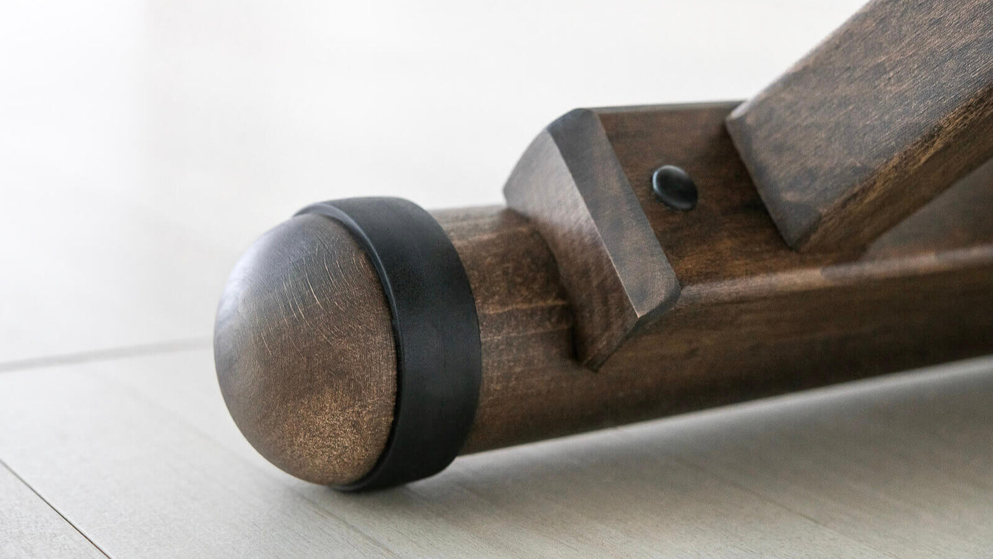 TAVOLINO TRASFORMABILE Finitura Olmo Caffè 220cm - 10 posti