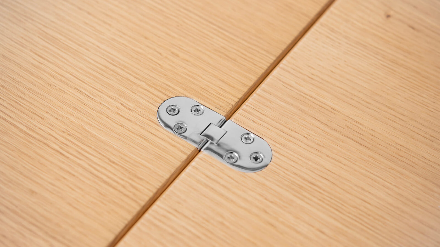 TAVOLINO TRASFORMABILE Finitura Rovere 220cm - 10 posti