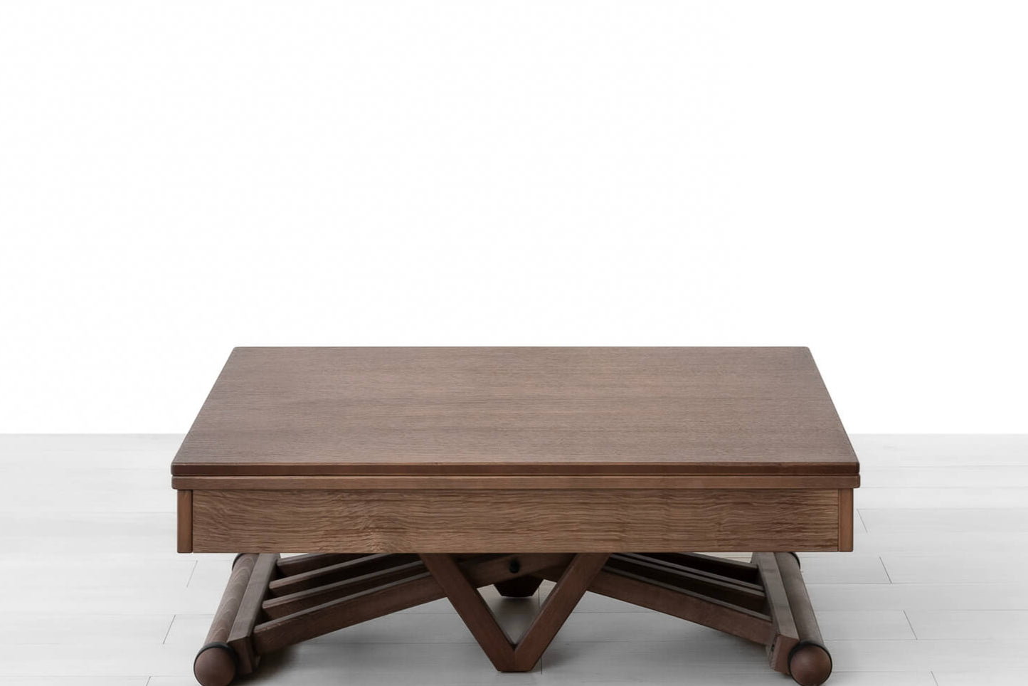 TAVOLINO TRASFORMABILE Finitura Rovere Tabacco 200cm - 8 posti