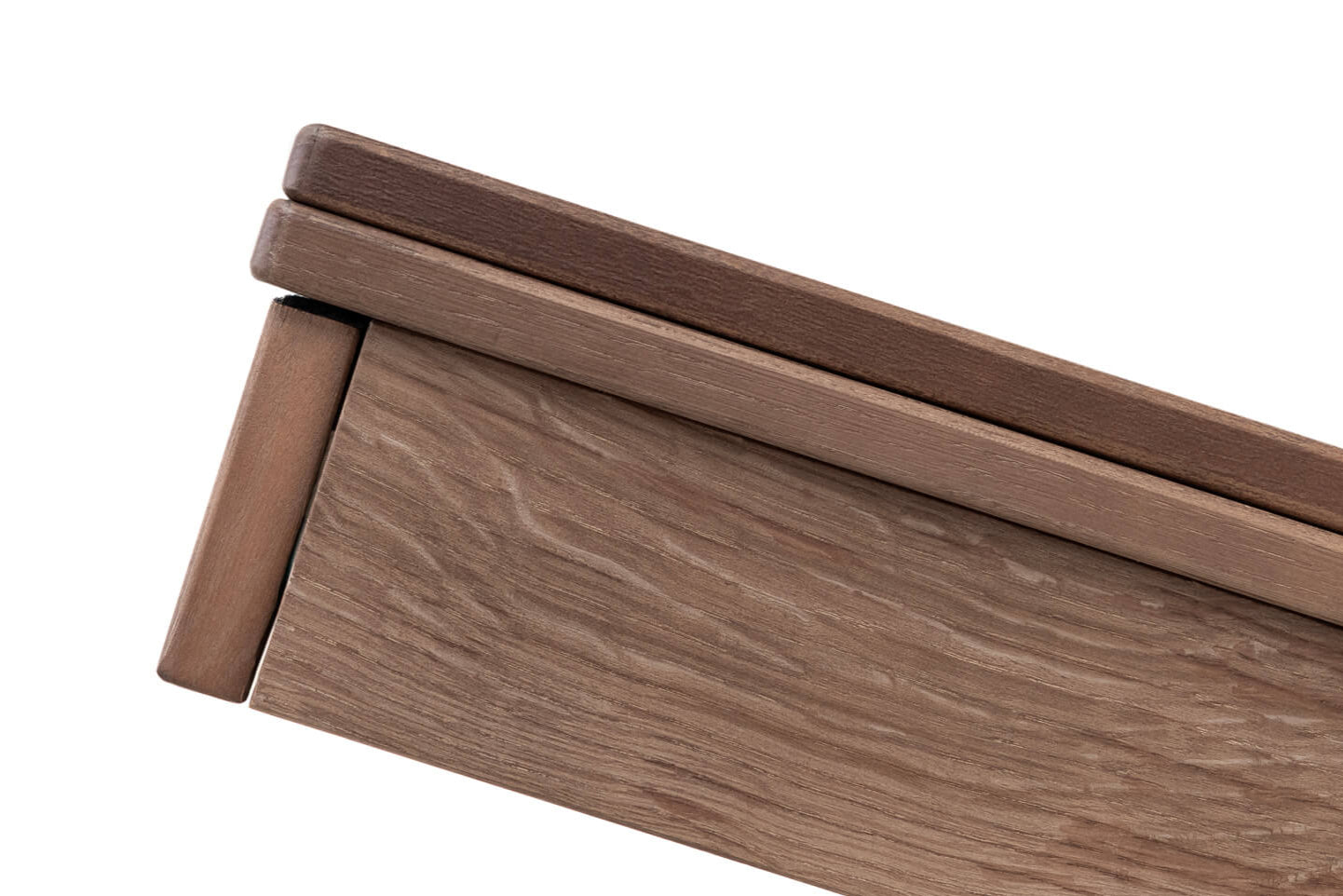 TAVOLINO TRASFORMABILE Finitura Rovere Tabacco 200cm - 8 posti
