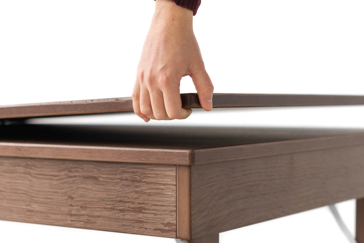 TAVOLINO TRASFORMABILE Finitura Rovere Tabacco 200cm - 8 posti