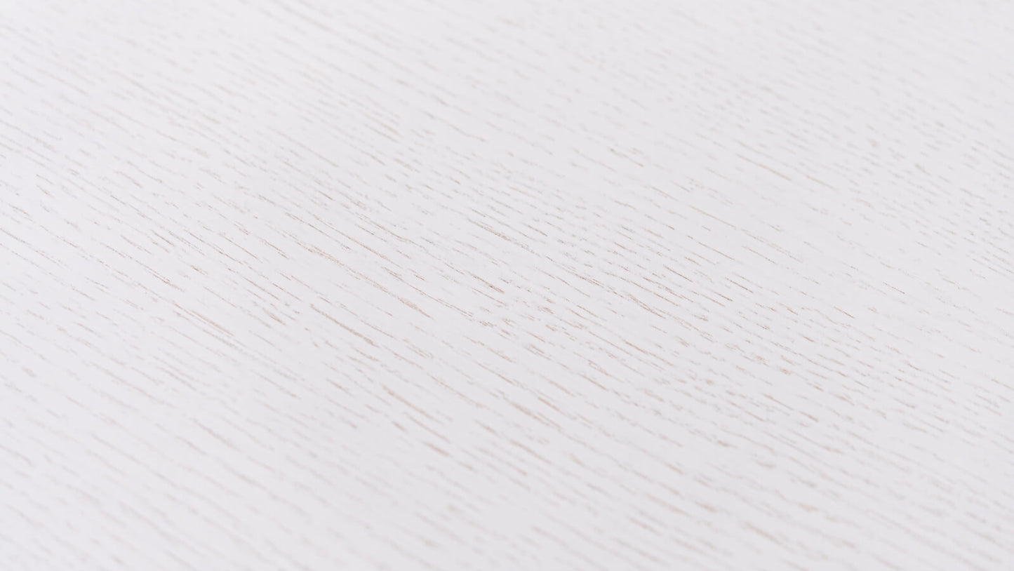 TAVOLINO TRASFORMABILE Finitura Rovere Bianco 220cm - 10 posti